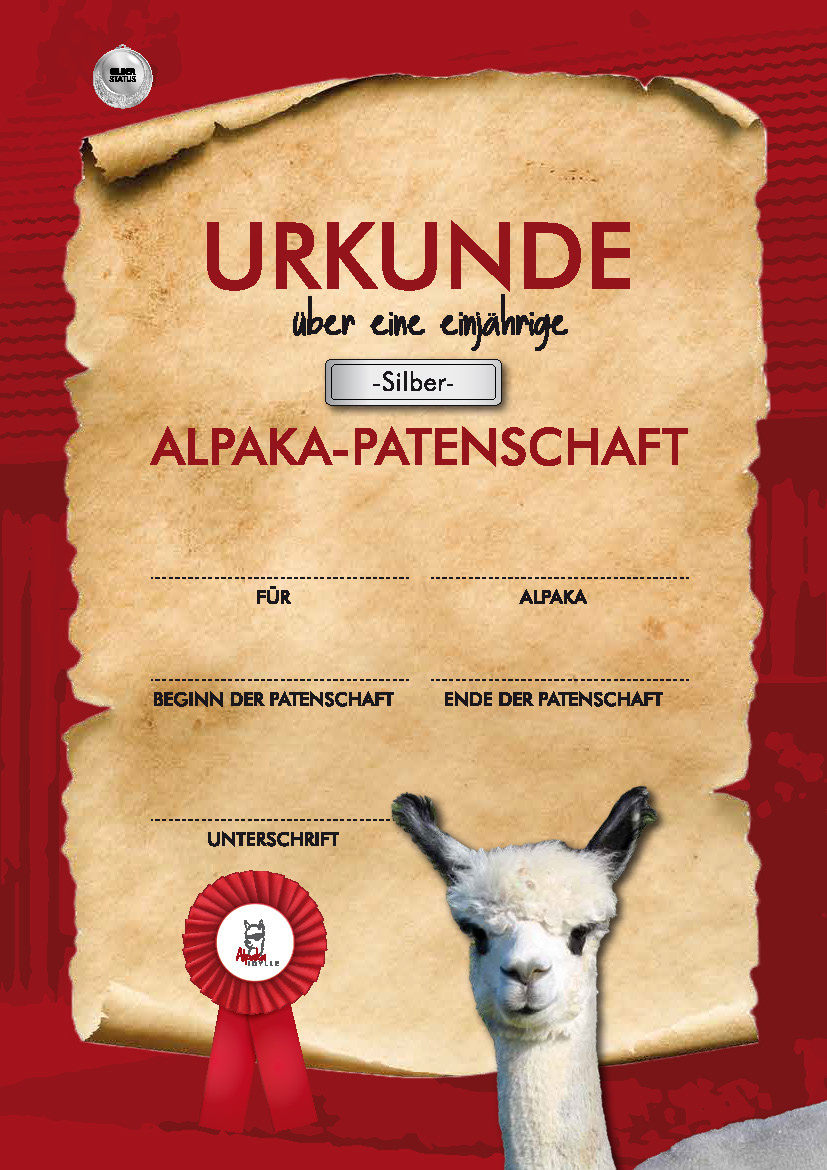 Urkunde Silber